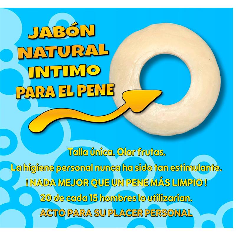 DIVERTY SEX - PENIS RING SHAPED SOAP YELLOW