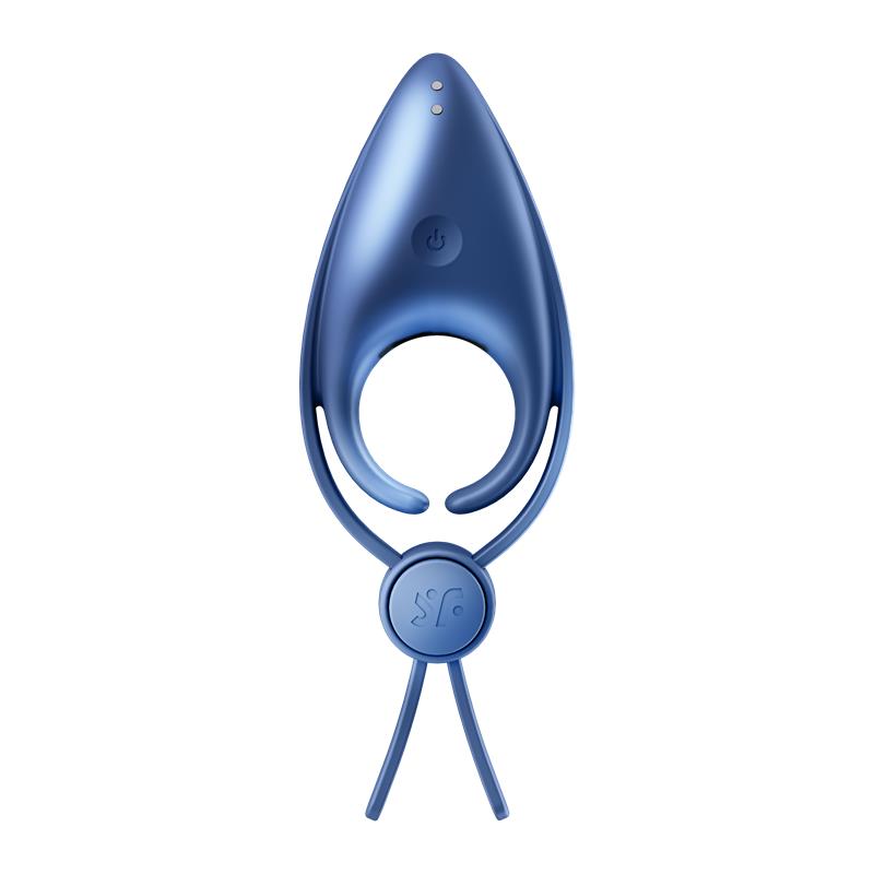 SATISFYER - PENIS RING SNIPER BLUE