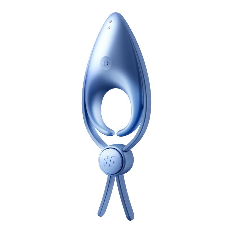 SATISFYER - PENIS RING SNIPER BLUE