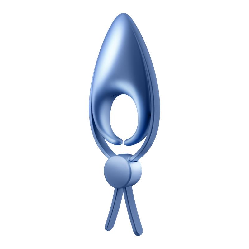 SATISFYER - PENIS RING SNIPER BLUE