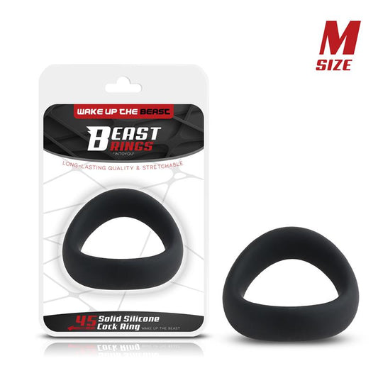 BEAST RINGS - PENIS RING SOLID SILICONE 47.5 MM SIZE M