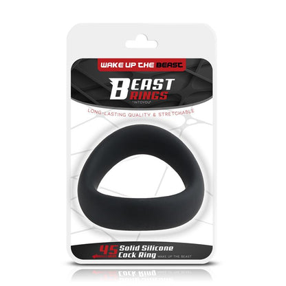 BEAST RINGS - PENIS RING SOLID SILICONE 50 MM SIZE L