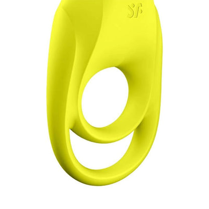 SATISFYER - PENIS RING SPECTACULAR DUO NEON YELLOW
