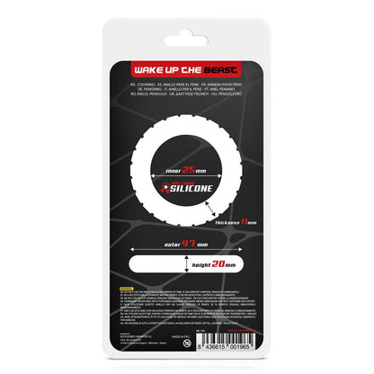 BEAST RINGS - PENIS RING TURBINE LIQUID SILICONE 25 MM