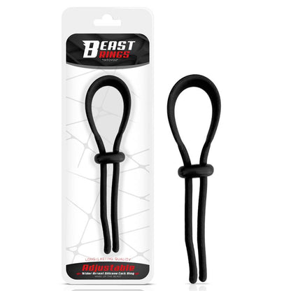 BEAST RINGS - ADJUSTABLE WIDER ARREST SILICONE COCK RING