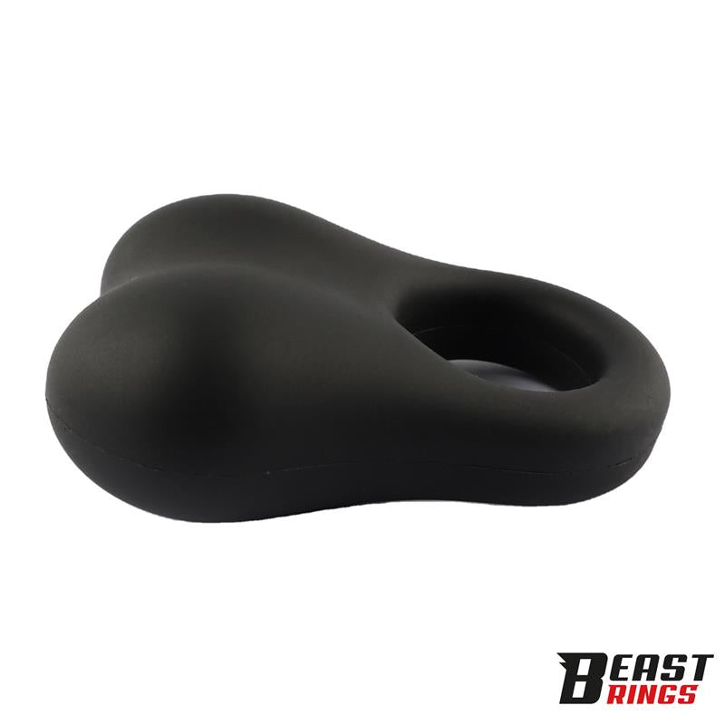 BEAST RINGS - PENIS RING WITH GLASS BALLS LIQUID SILICONE 30 MM