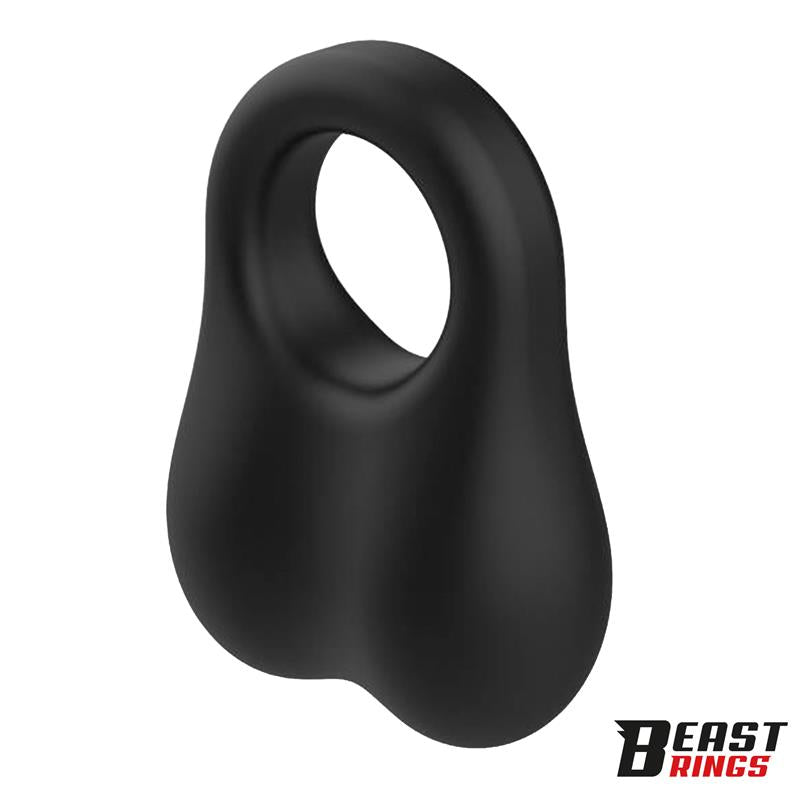 BEAST RINGS - PENIS RING WITH GLASS BALLS LIQUID SILICONE 30 MM