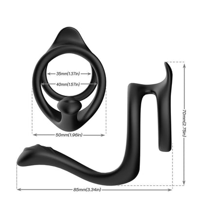 URBAN SKY - PENIS RING WITH PERIANAL STIMULATION