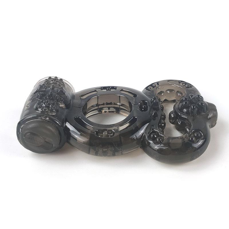 A-GUSTO - PENIS RING WITH VIBRATION BLACK