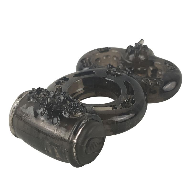 A-GUSTO - PENIS RING WITH VIBRATION BLACK