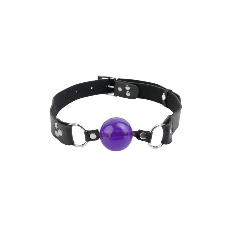 FETISH FANTASY SERIES - PENIS SHAPED BALL GAG PURPLE