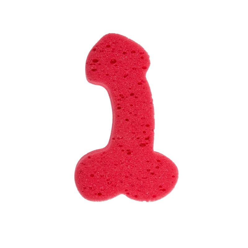 OOTB - PENIS SHAPED BATH SPONGE RANDOM COLOR 1 UNIT