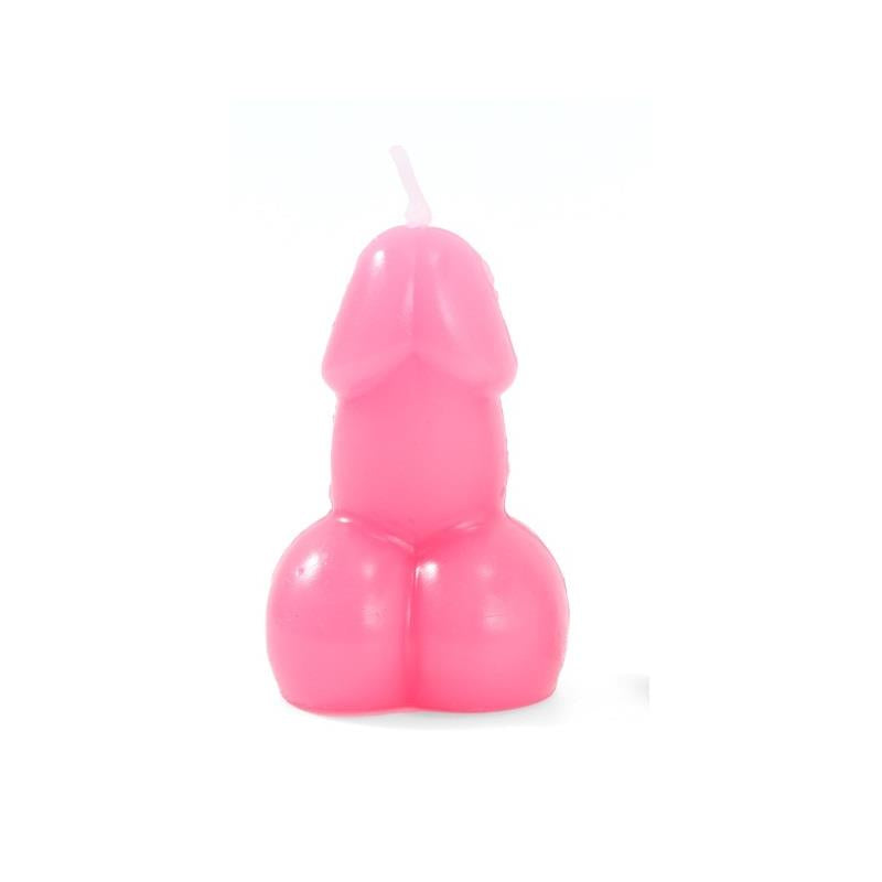 DIVERTY SEX - PENIS-SHAPED CANDLE  FUSCIA