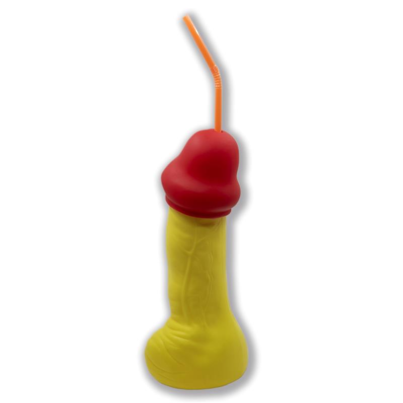 DIVERTY SEX - PENIS-SHAPED CUP FLUORESCENT 500 ML