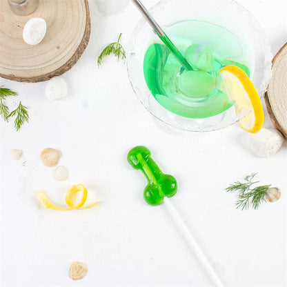 SECRET PLAY - PENIS SHAPED LOLLIPOP CAIPIRINHA FLAVOR WITH ALCOHOL