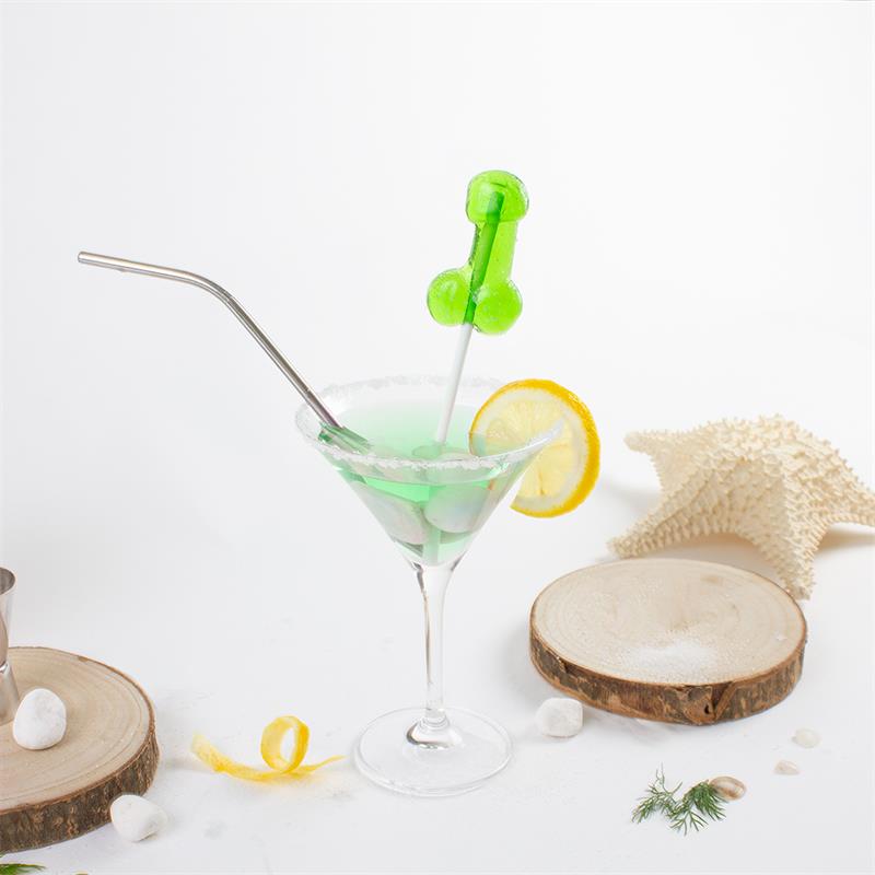 SECRET PLAY - PENIS SHAPED LOLLIPOP CAIPIRINHA FLAVOR WITH ALCOHOL