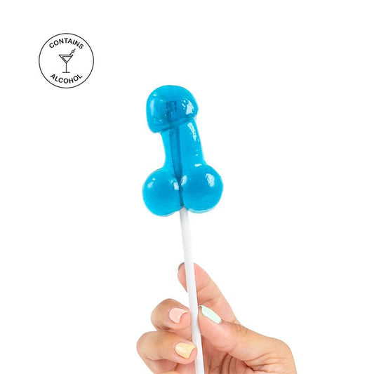 SECRET PLAY - PENIS SHAPED LOLLIPOP GIN TONIC FLAVOR WITH ALCOHOL