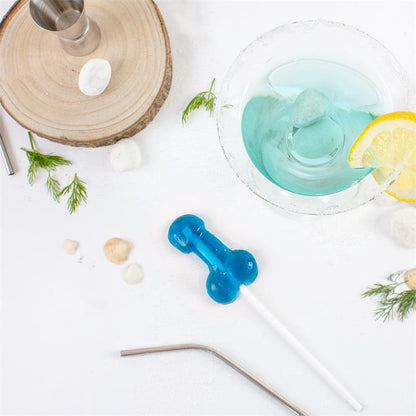 SECRET PLAY - PENIS SHAPED LOLLIPOP GIN TONIC FLAVOR WITH ALCOHOL
