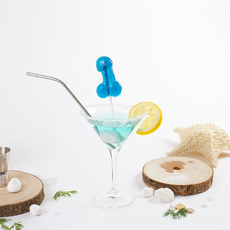 SECRET PLAY - PENIS SHAPED LOLLIPOP GIN TONIC FLAVOR WITH ALCOHOL