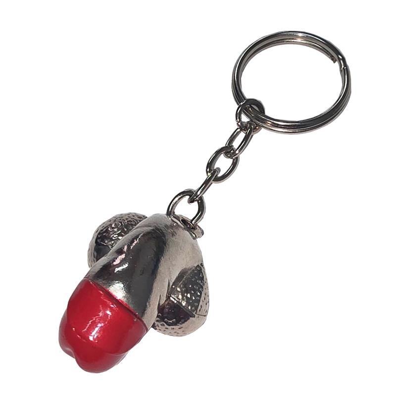 DIVERTY SEX - PENIS-SHAPED METAL KEYCHAIN