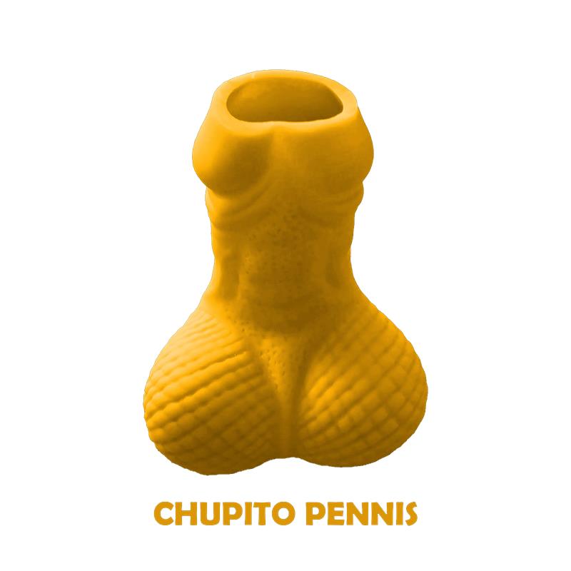 DIVERTY SEX - PENIS SHAPED SHOT GLASS YELLOW