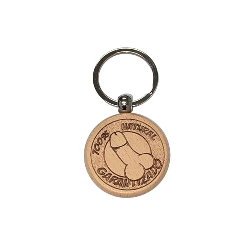 DIVERTY SEX - PENIS SHAPED WOODEN KEYCHAIN