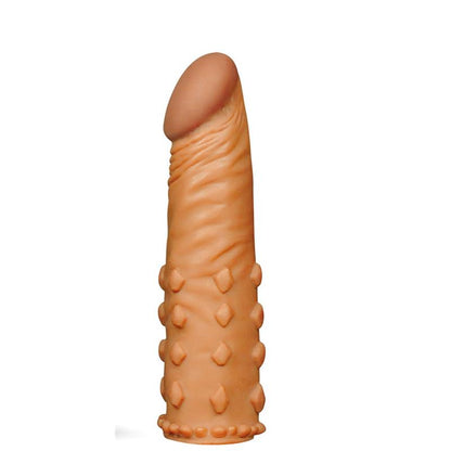LOVETOY - PENIS SLEEVE ADD 2 PLEASURE X TENDER BROWN