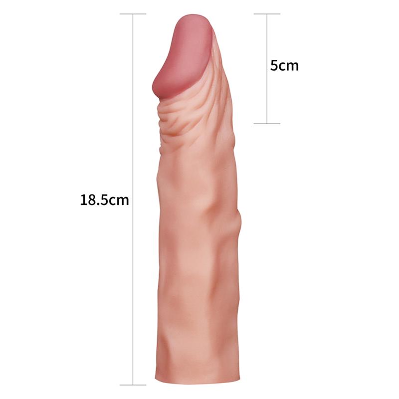 LOVETOY - PENIS SLEEVE ADD 2 PLEASURE X TENDER FLESH