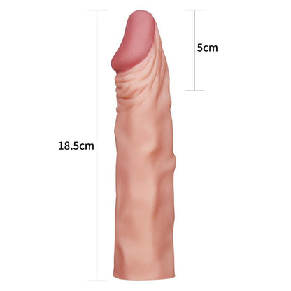 LOVETOY - PENIS SLEEVE ADD 2 PLEASURE X TENDER FLESH
