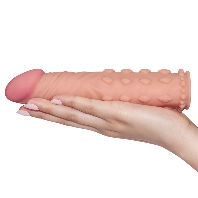 LOVETOY - PENIS SLEEVE ADD 2 PLEASURE X TENDER FLESH