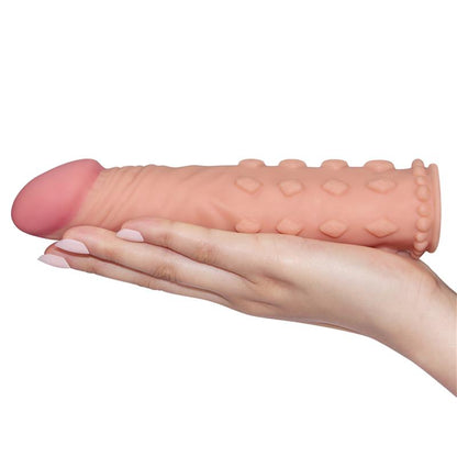 LOVETOY - PENIS SLEEVE ADD 2 PLEASURE X TENDER FLESH