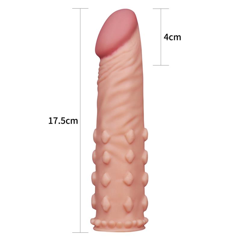 LOVETOY - PENIS SLEEVE ADD 2 PLEASURE X TENDER FLESH