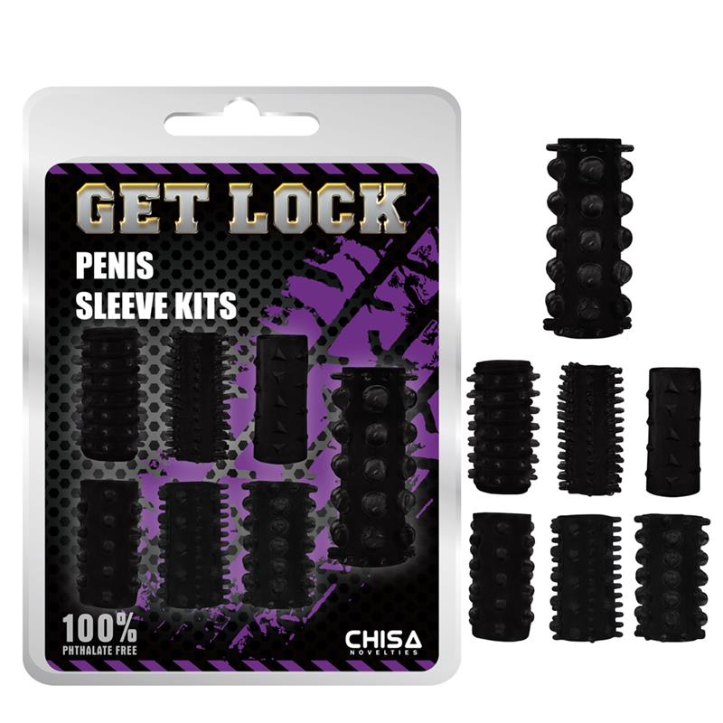 CHISA - PENIS SLEEVE KITS-BLACK