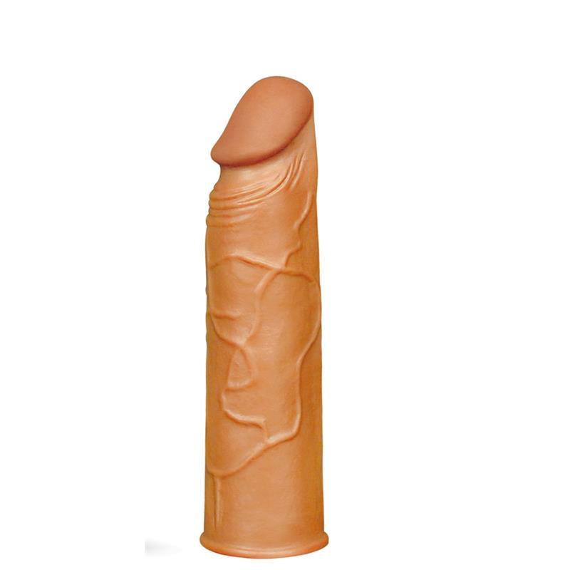 LOVETOY - PENIS SLEEVE PLEASURE X TENDER BROWN