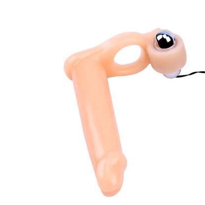 CHISA - PENIS SLEEVE WITH VIBRATION 15.5 CM FLESH