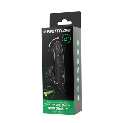 PRETTYLOVE - PENIS SLEEVE WITH VIBRATION 5.5