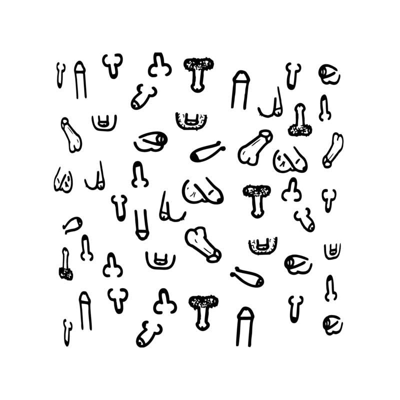 DIVERTY SEX - PENIS SQUARE COASTERS 10 UNITS