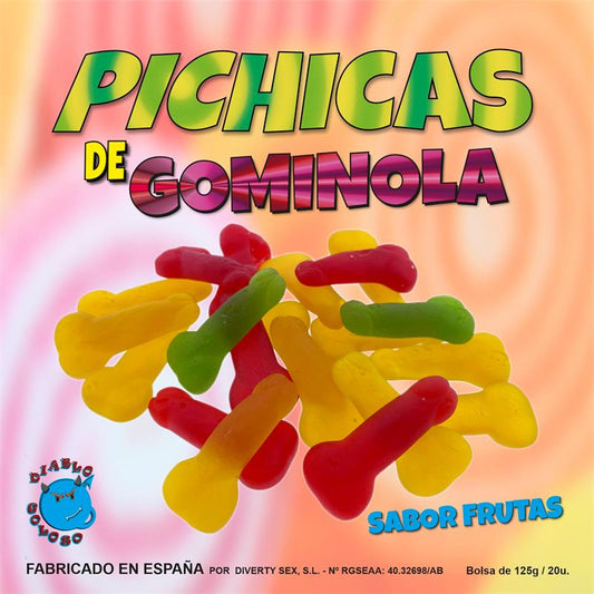 DULCISWEET - PENNIS GUMMY BOX FRUIT FLAVOR