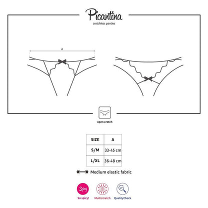 OBSESSIVE - PICANTINA CROTCHLES THONG