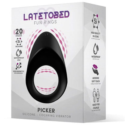 LATETOBED - PICKER SILICONE COUPLE COCKRING