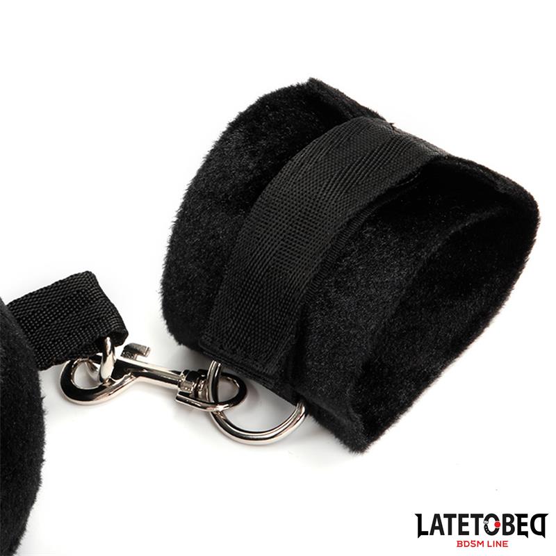 LATETOBED BDSM LINE - PILLOW RESTRAINT SET WITH CUFFS