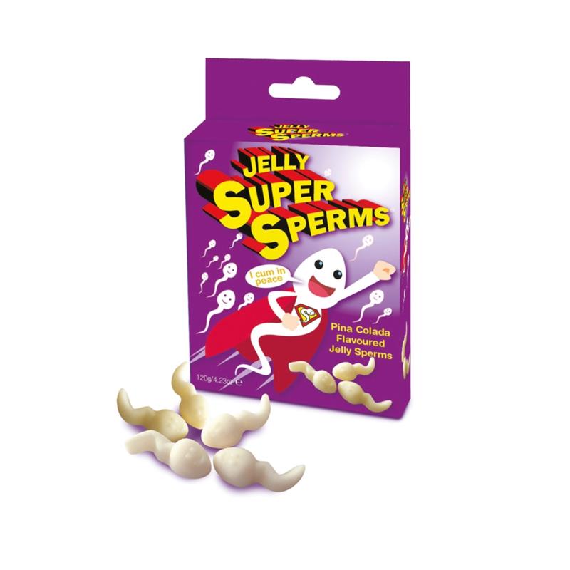 SPENCER & FLEETWOOD - PINA COLADA JELLY SPERMS 12 UNITS