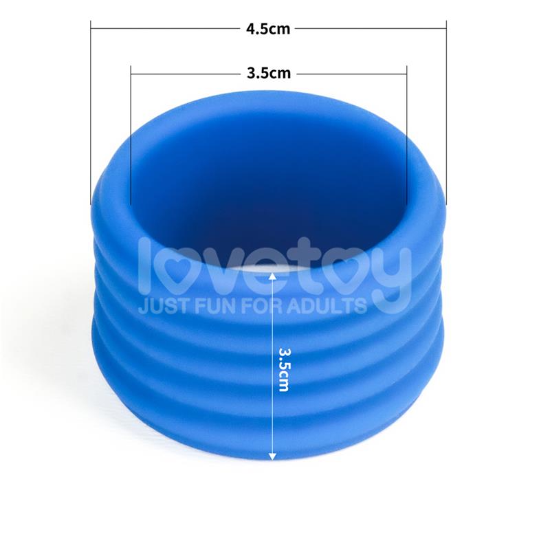 LOVETOY - PINNACLE PRO DEEP RIB GRIP PENIS RING