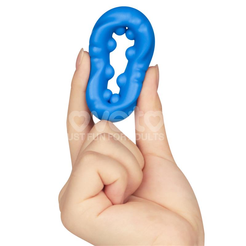 LOVETOY - PINNACLE PRO RIDGE BUMP STRETCHER PENIS RING