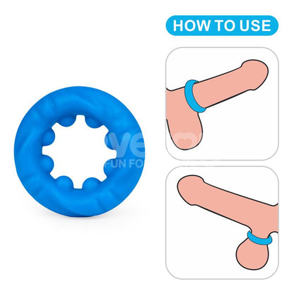 LOVETOY - PINNACLE PRO RIDGE BUMP STRETCHER PENIS RING