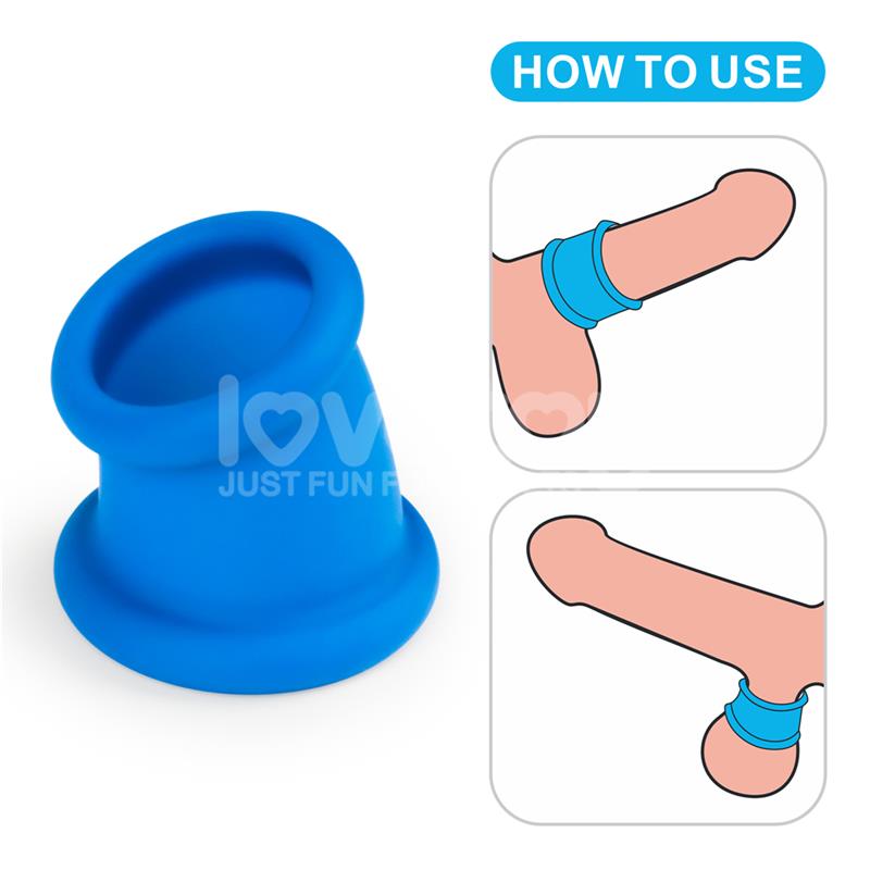 LOVETOY - PINNACLE PRO TAPERED SQUEEZE STRETCHER PENIS RING