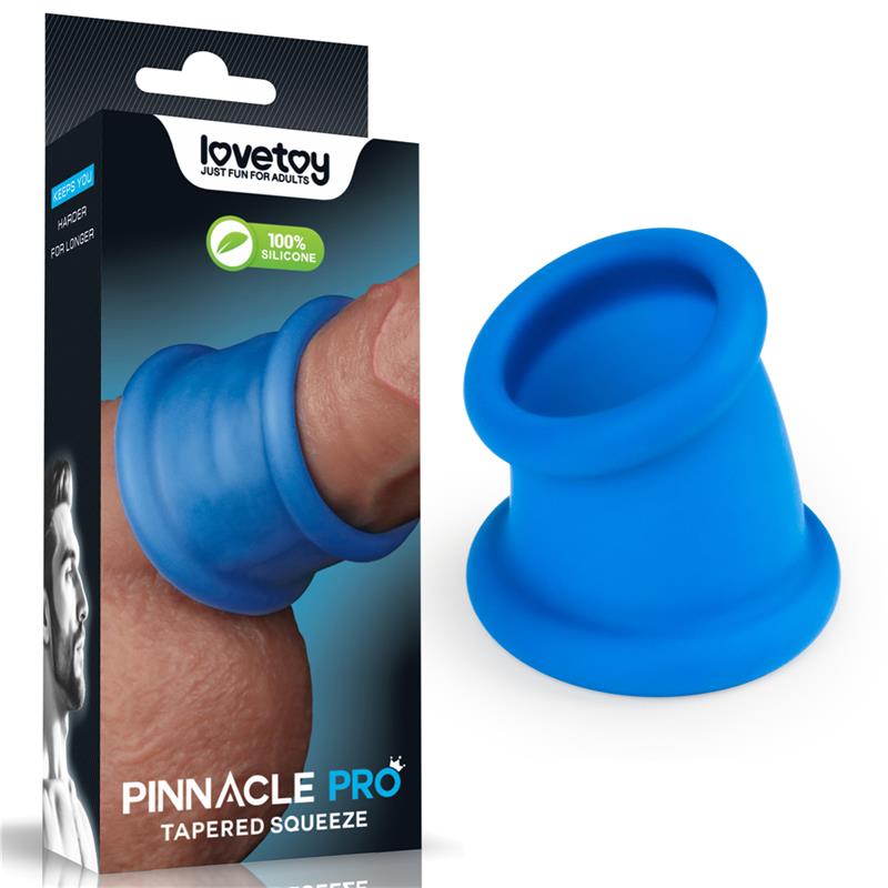LOVETOY - PINNACLE PRO TAPERED SQUEEZE STRETCHER PENIS RING