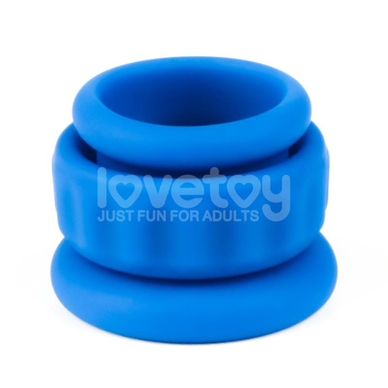 LOVETOY - PINNACLE PRO TWIN FLEX STRETCHER DOUBLE PENIS RING