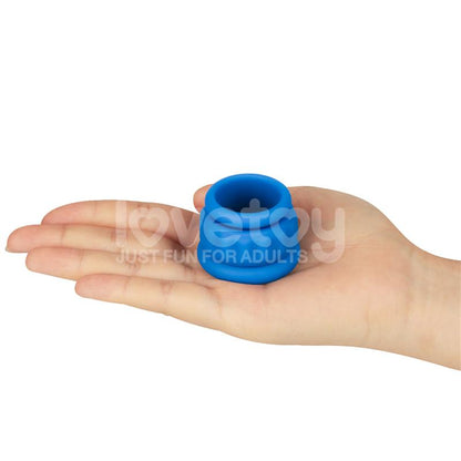 LOVETOY - PINNACLE PRO TWIN FLEX STRETCHER DOUBLE PENIS RING