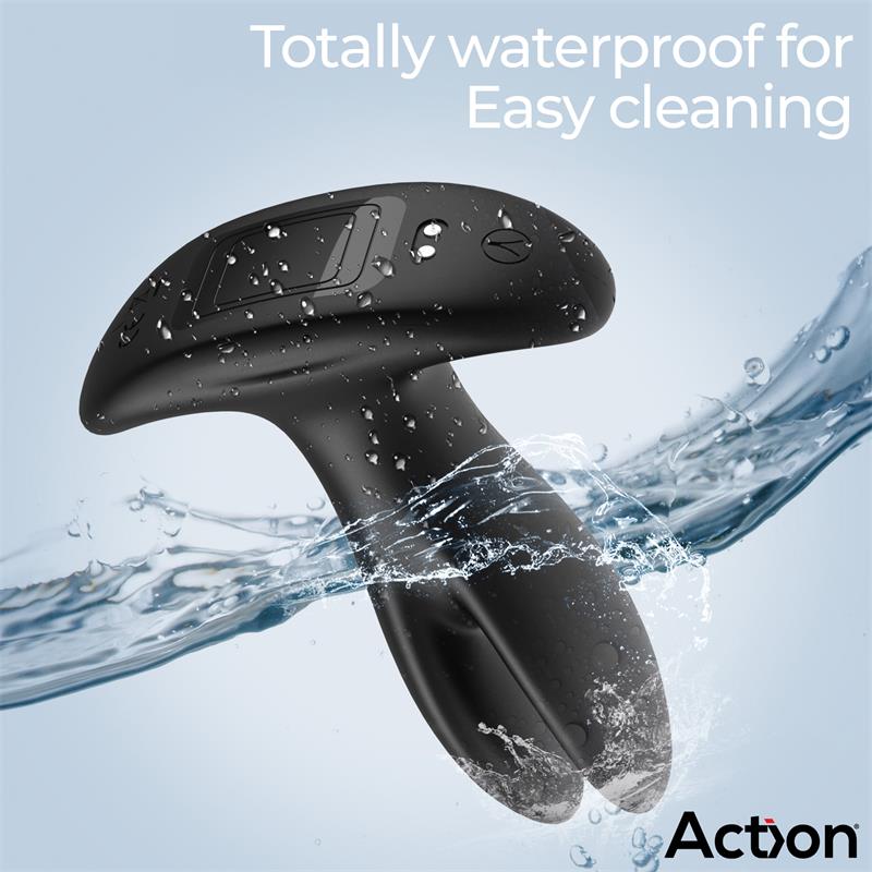 ACTION - PINSY EXPANDABLE BUTT PLUG WITH REMOTE CONTROL